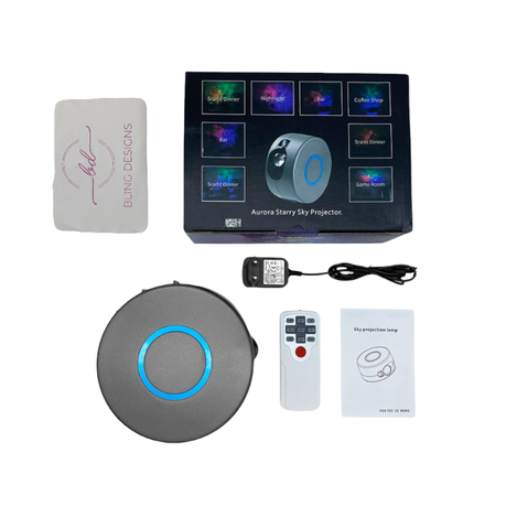 Nightlight - Projector Lamp - Aurora Starry Sky (220V) with Remote