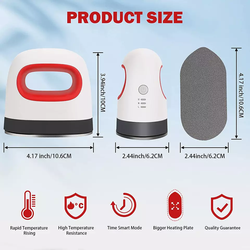 Mini Heat Press (10.6cm x 6.2 cm pressing plate) _Kit
