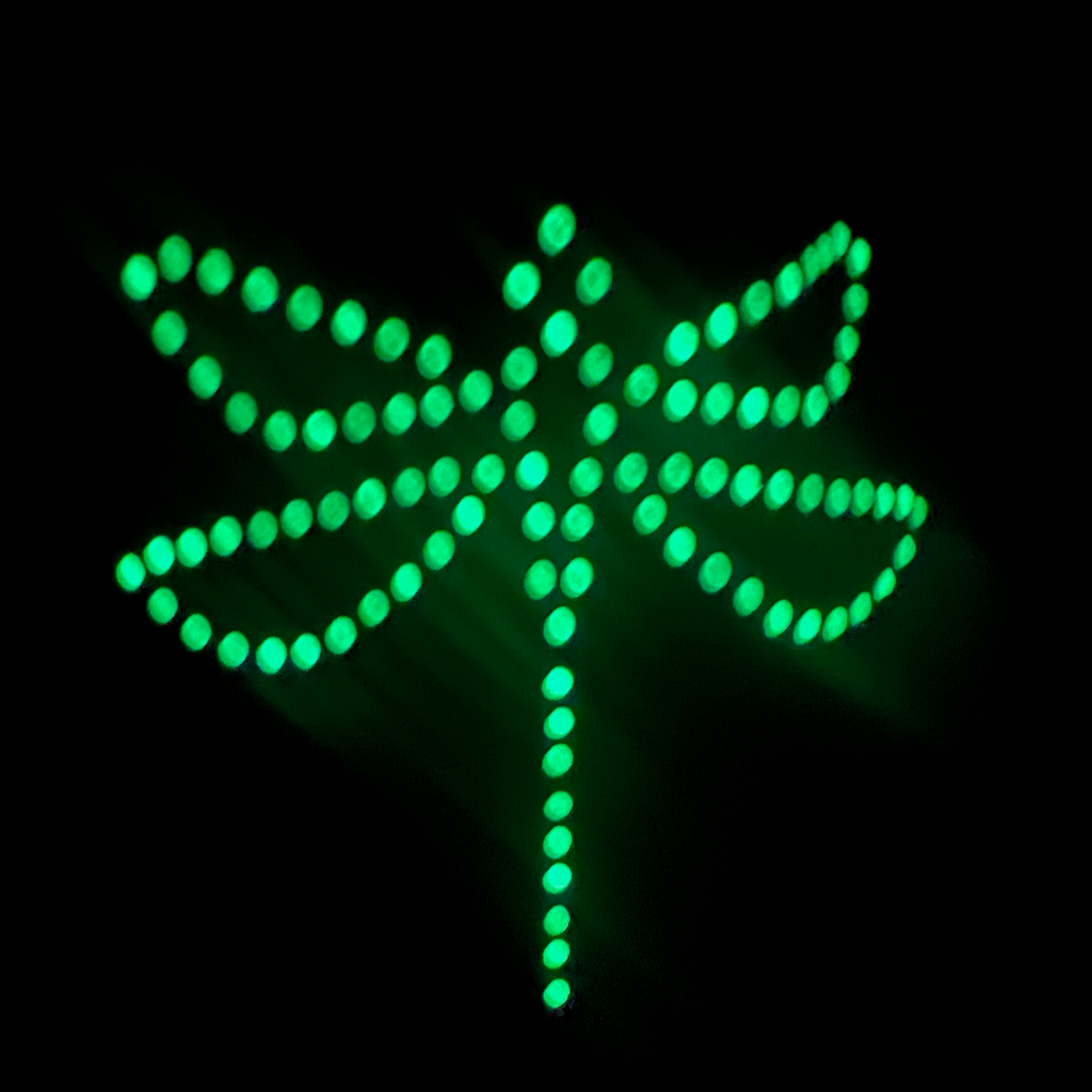 SS10 Hot-Fix Green Glow in the Dark Rhinestone (20 Gross - 2880+ stones)