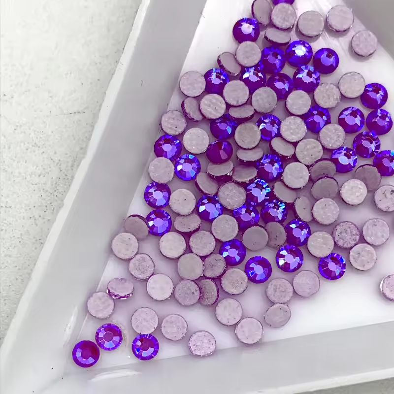 SS10 Hot-Fix Neon AB Rhinestone (Xilion, 12 Facet)