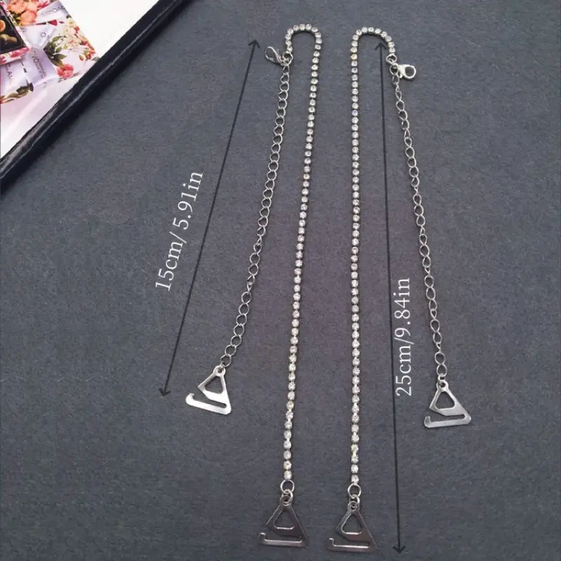 Rhinestone Elegant Removable Bra Strap set (Adjustable)