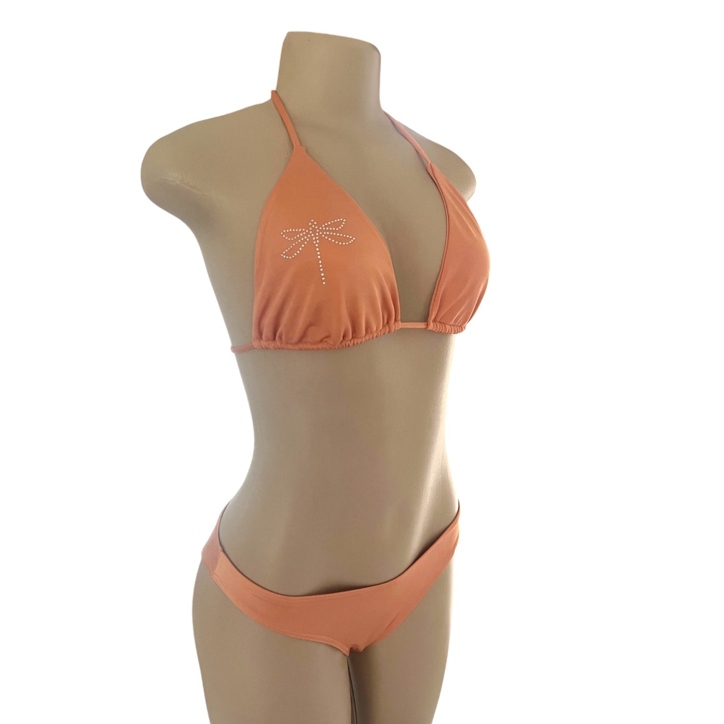 Sun Things.  Coral Dragonfly Bikini Bathing Costume