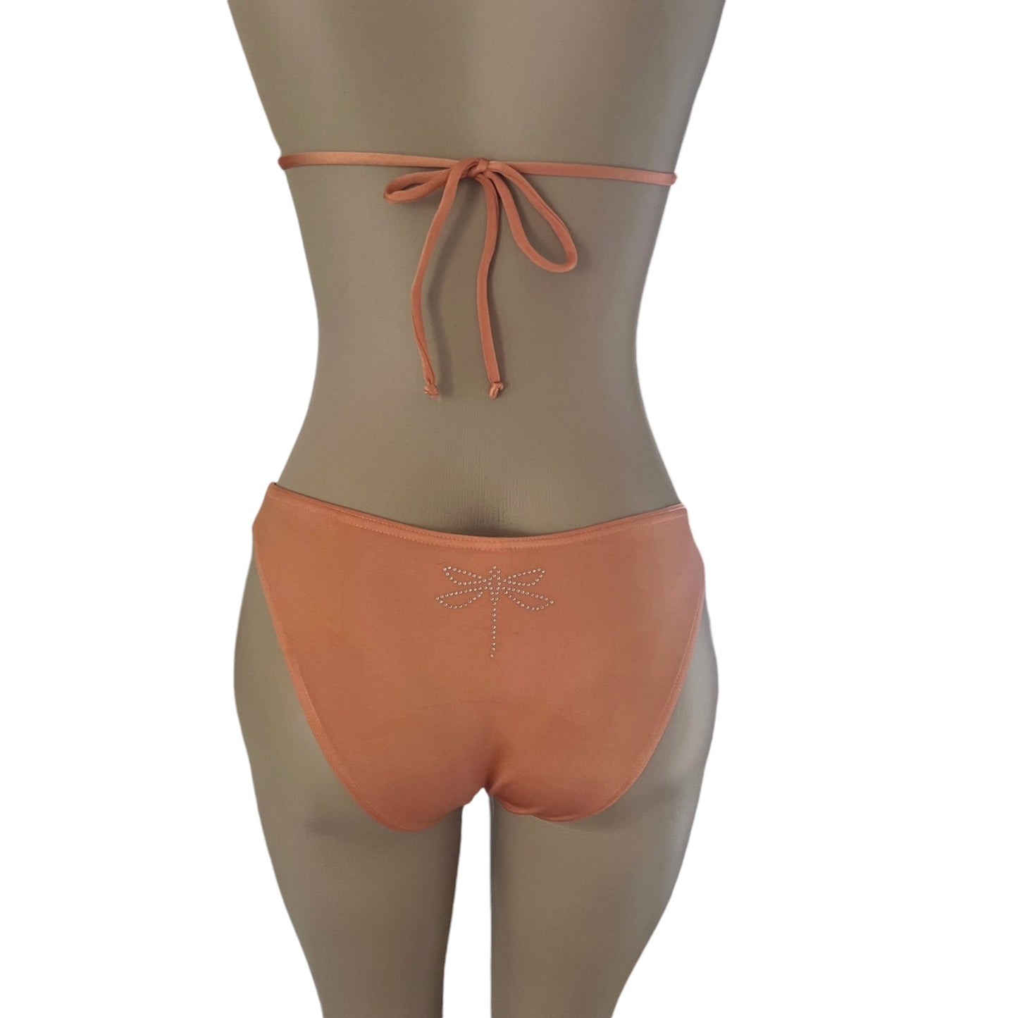 Sun Things.  Coral Dragonfly Bikini Bathing Costume