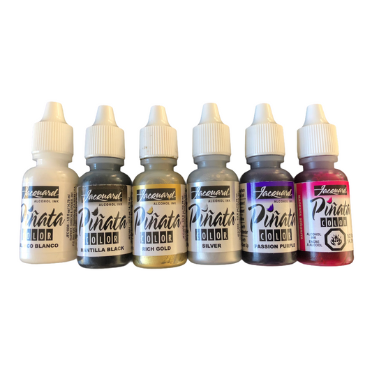 Alcohol Ink - Pinata- 6 Colour Set (14,79ml each)